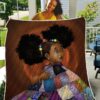 African Black Kid Quilt - Colorful Melanin Poppin Adorable Kid Quilt Quilt Single