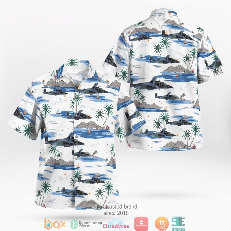 Air Force Short C23 Sherpa Hawaiian Shirt Air Force Short C23 Sherpa Hawaiian Shirt