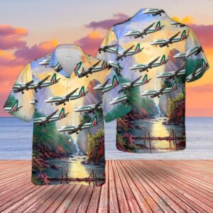 Alitalia Airbus A320-200 Hawaiian Shirt