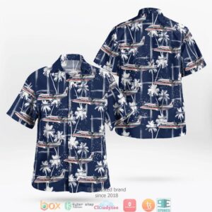 American Eagle Simmons Airlines Short 360-200 Hawaiian Shirt