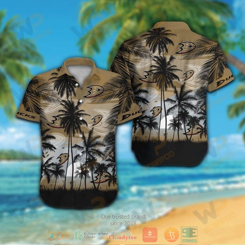 Anaheim Ducks Hawaiian Shirt And Shorts Anaheim Ducks Hawaiian Shirt And Shorts