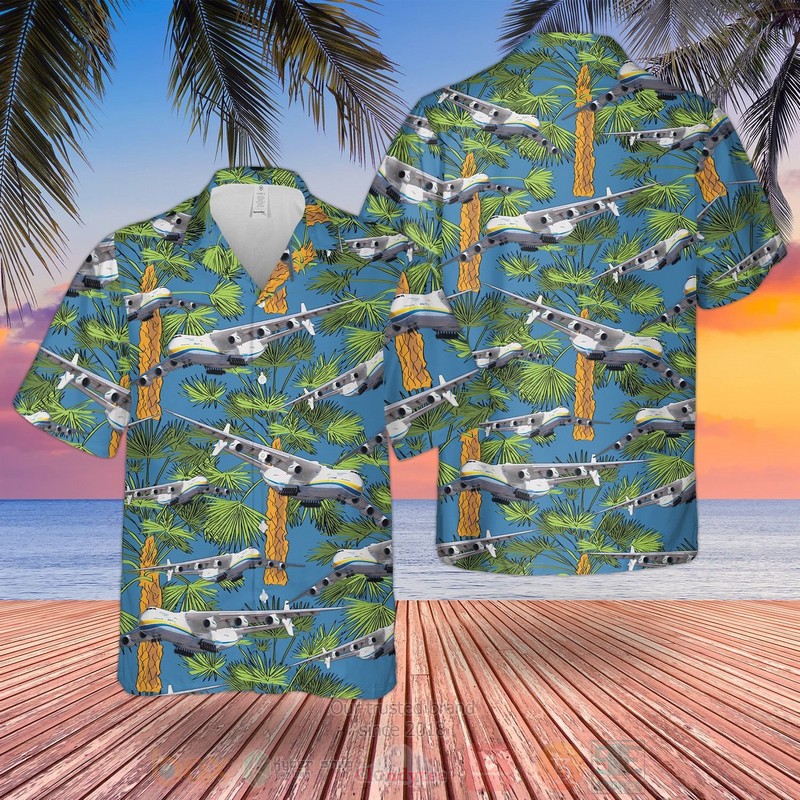 Antonov An-225 Mriya Hawaiian Shirt Antonov An-225 Mriya Hawaiian Shirt