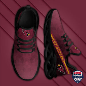 Arizona Cardinals Polygonal Max Soul Sneaker Shoes 07