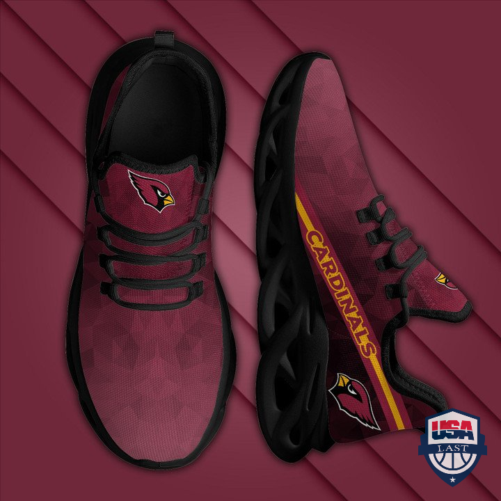 Arizona Cardinals Polygonal Max Soul Sneaker Shoes 07 Arizona Cardinals Polygonal Max Soul Sneaker Shoes 07