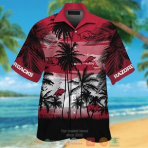 Arkansas Razorbacks Tropical Hawaiian Shirt And Shorts