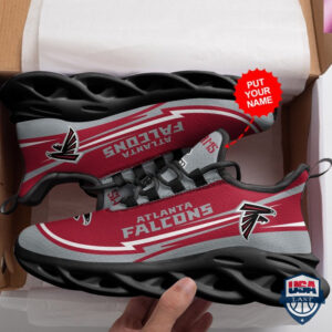 Atlanta Falcons Custom Personalized Running Sports Shoes