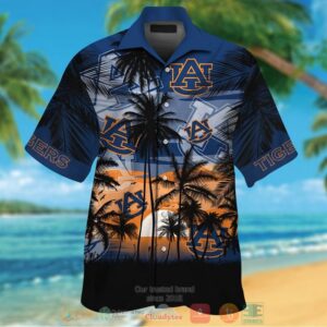Auburn Tigers Tropical Hawaiian Shirt And Shorts