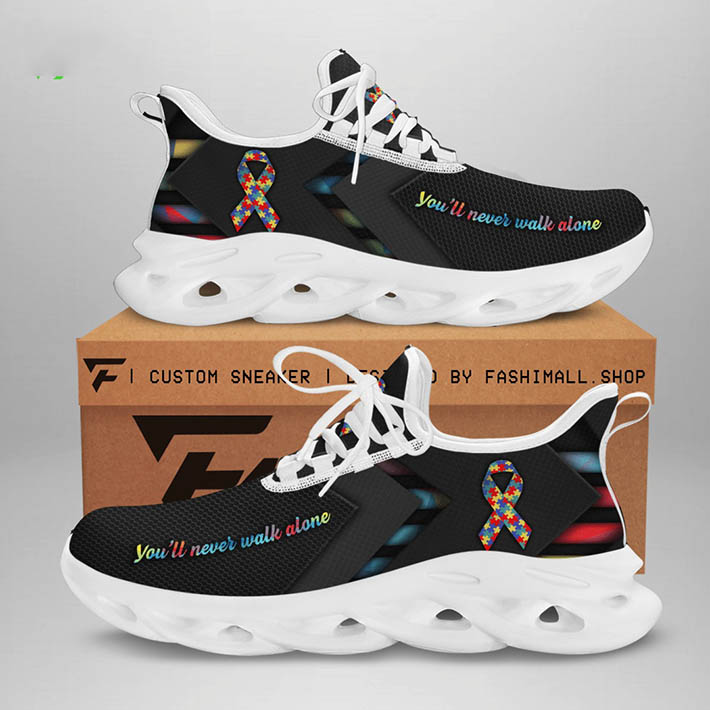 Autism-Awareness-YouLl-Never-Walk-Alone-Clunky-Max-Soul-Shoes-3