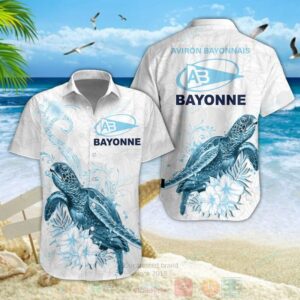 Aviron Bayonnais Turtle Hawaiian Shirt