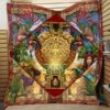 Aztec Mayhem Montage Quilt Blanket 3D Quilt Blanket Tdq-Qht0006