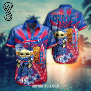 Baby Yoda And Buffalo Bills Combo Hawaiian Shirt And Shorts