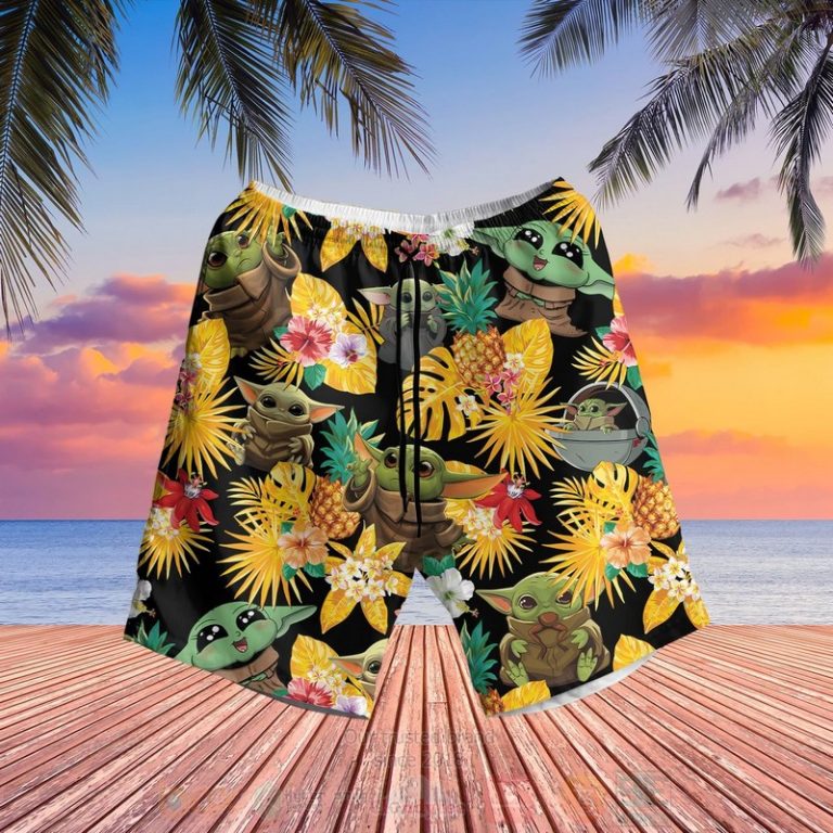 Baby_Yoda_Star_Wars_Black-Yellow_Hawaiian_Shirt_Short_1_2-768x768-1