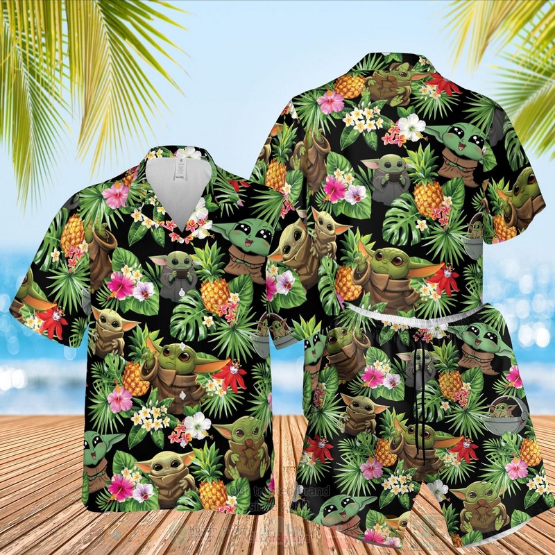 Baby Yoda Star Wars Hawaiian Shirt Baby Yoda Star Wars Hawaiian Shirt