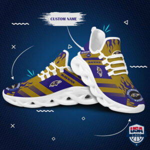 Baltimore Ravens Custom Name Clunky Shoes 52