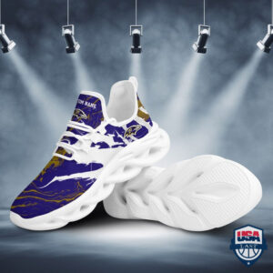 Baltimore Ravens Custom Name Max Soul Clunky Sneaker 25