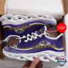Baltimore Ravens Custom Name Max Soul Sneakers 34