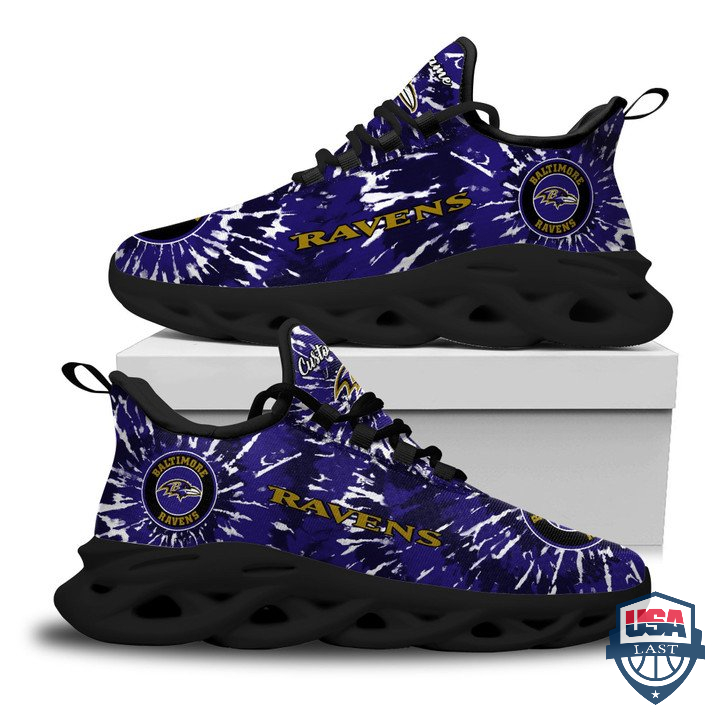 Baltimore-Ravens-Custom-Name-Tie-Dye-Max-Soul-Sneaker-Shoes-53-1