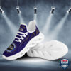 Baltimore Ravens Fire Flame Custom Name Max Soul Sneaker Shoes 60