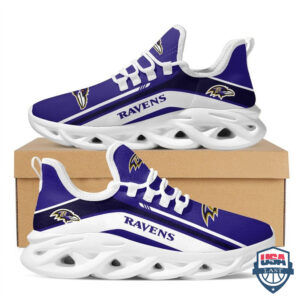Baltimore Ravens Max Soul Sneaker Running Shoes 09
