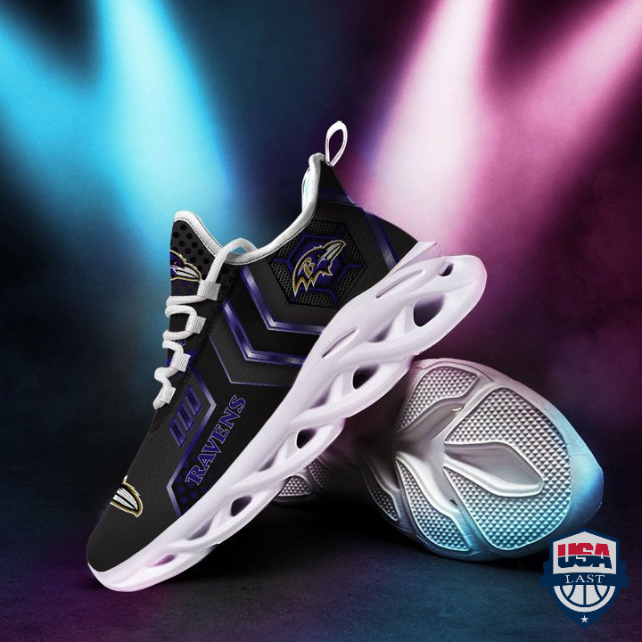 Baltimore Ravens Nfl Max Soul Sneaker Shoes 13 Baltimore Ravens Nfl Max Soul Sneaker Shoes 13