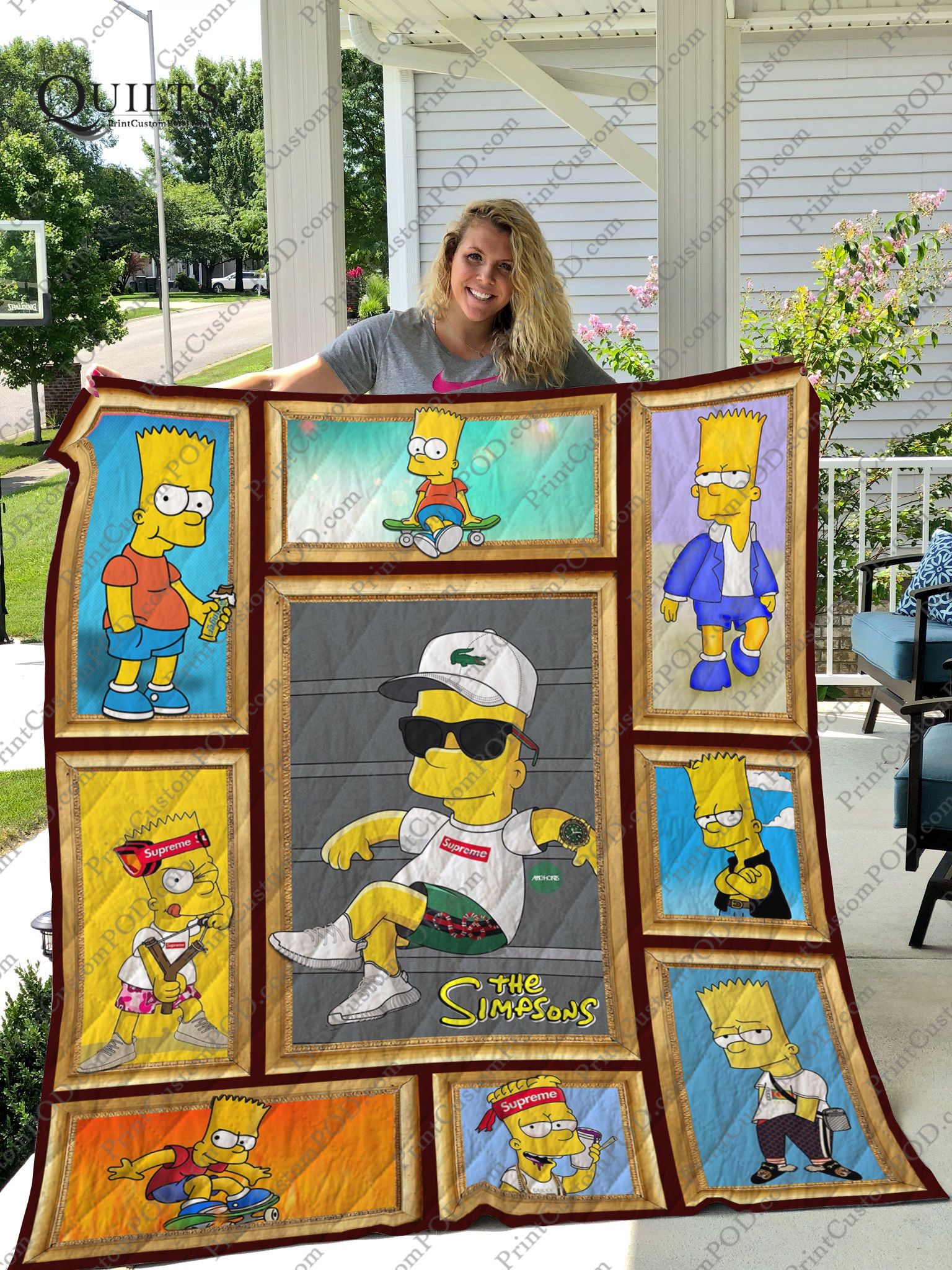 Bart Simpson Quilt Bart Simpson Quilt
