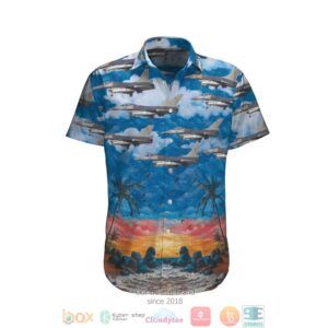 Belgian Air Force General Dynamics Sabca F-16Am Fighting Falcon 401 Hawaiian Shirt