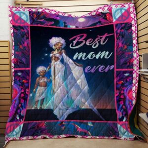 Black Girl Angel Best Mom Ever Quilt Quilt Blanket Dhc150120813Td