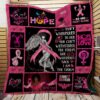 Black Girl Fight Cancer Quilt Quilt Blanket Dhc150120819Td