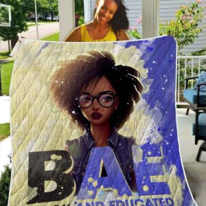 Black Girl Quilt - Black Educate Quilt Quilt Single