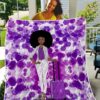 Black Women Art Quilt - Catch Flights Not Feeling Melanin Poppin Women Quilt Single