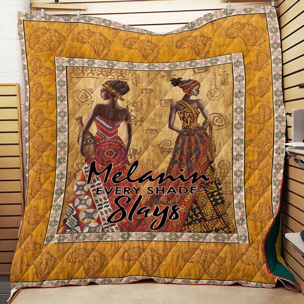 Black Women Melanin Every Shade Slays Quilt Quilt Blanket Dhc150120803Td Black Women Melanin Every Shade Slays Quilt Quilt Blanket Dhc150120803Td