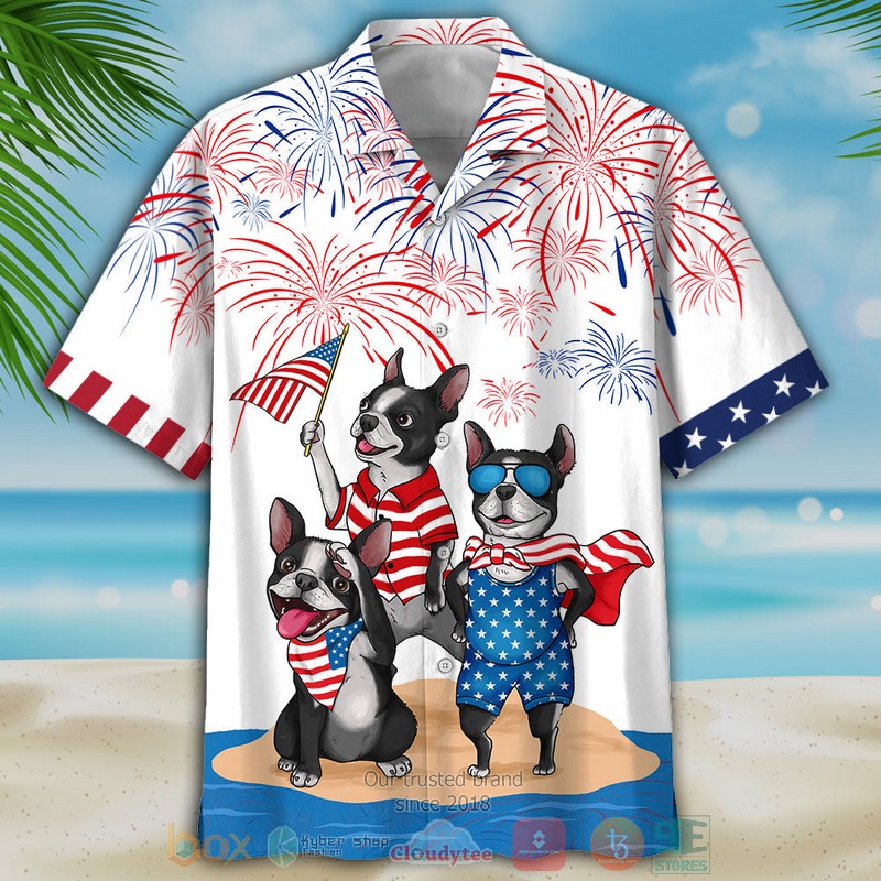 Black French Bulldog Independence Day Is Coming Hawaiian Shirt Black French Bulldog Independence Day Is Coming Hawaiian Shirt