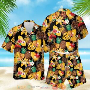Black People Pineapple Black Yellow Hawaiian Shirt