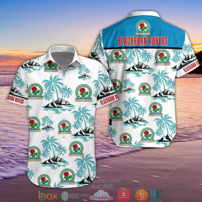 Blackburn Rovers Hawaiian Shirt Blackburn Rovers Hawaiian Shirt