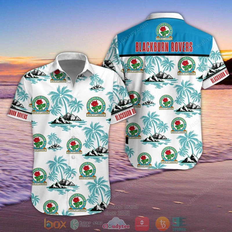 Blackburn Rovers Hawaiian Shirt Blackburn Rovers Hawaiian Shirt