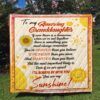 Blanket - You Are Braver Than You Think Quilt - Special Gifts For Granddaughter Quilt Blanket Christmas Gift Ideas