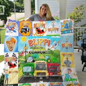 Blippi Quilt Blanket- Custom Quilt- Connor