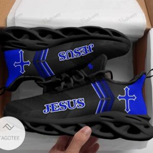 Blue Jesus Cross Max Soul Shoes