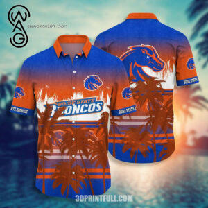 Boise State Broncos Team Combo Hawaiian Shirt And Shorts