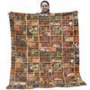 Book Shelf Quilt - Library Funny Cats And Books With Wood Book Shelf Quilt - Gifts For Library Lovers