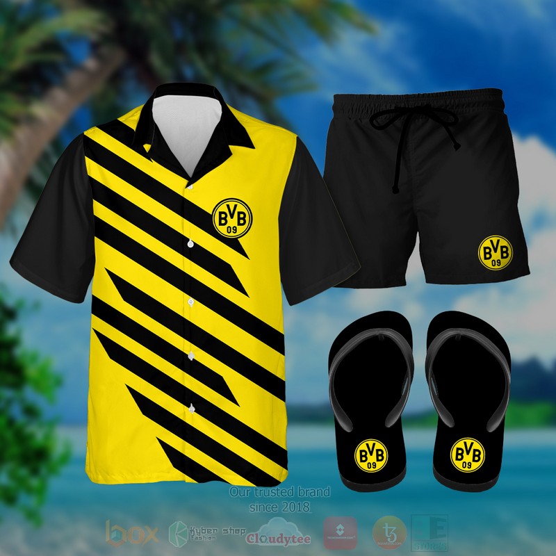 Borussia Dortmund Hawaiian Shirt Borussia Dortmund Hawaiian Shirt