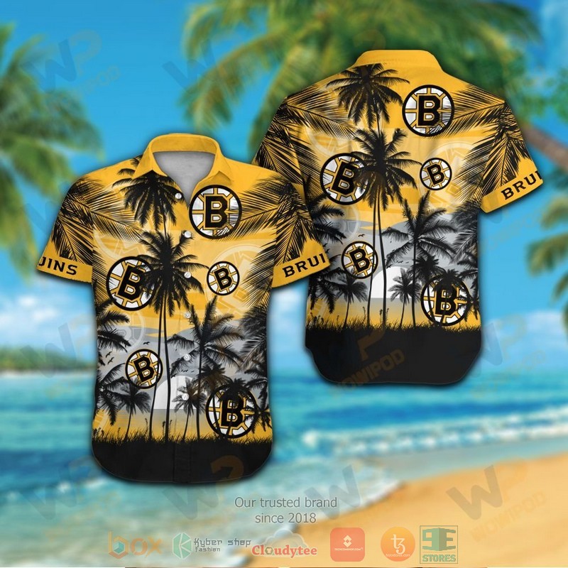 Boston Bruins Hawaiian Shirt And Shorts Boston Bruins Hawaiian Shirt And Shorts