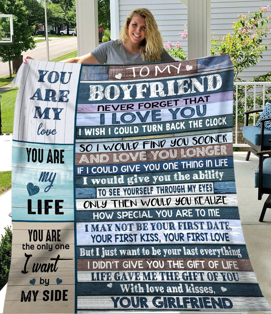 Boyfriend Quilt To My Boyfriend Never Forget That I Love You Your Girlfriend Premium Quilt Blanket Size Throw Boyfriend Quilt To My Boyfriend Never Forget That I Love You Your Girlfriend Premium Quilt Blanket Size Throw