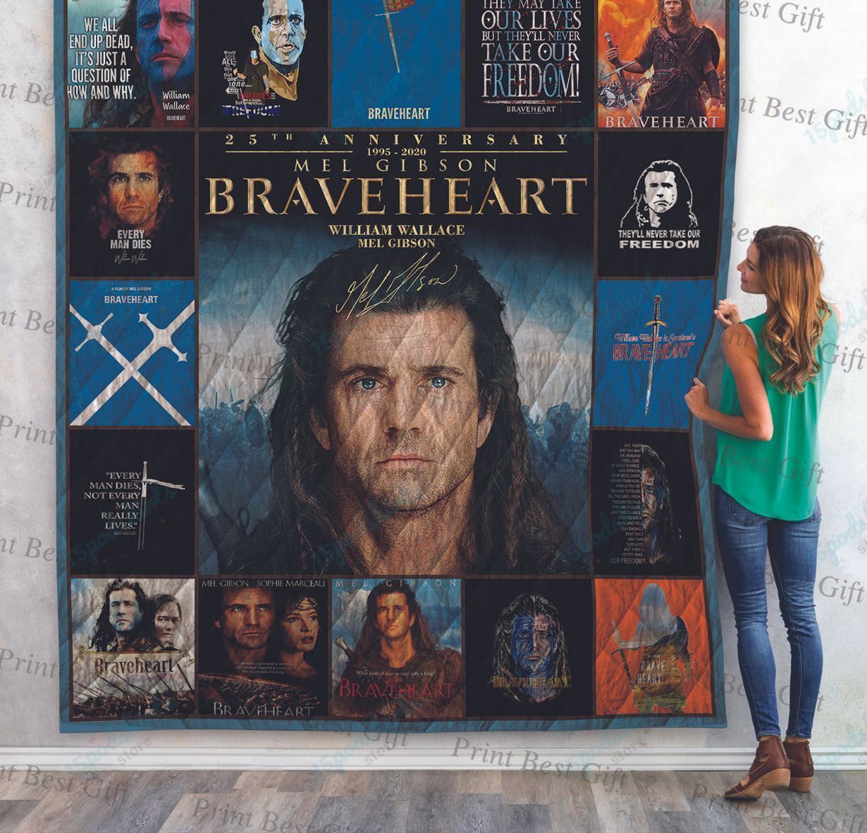Braveheart Poster Quilt Braveheart Poster Quilt