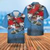 British Army Aerospatiale Gazelle Hawaiian Shirt