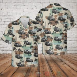 British Army Fv102 Striker Hawaiian Shirt