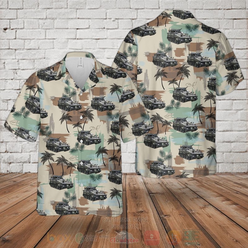 British Army Fv102 Striker Hawaiian Shirt British Army Fv102 Striker Hawaiian Shirt