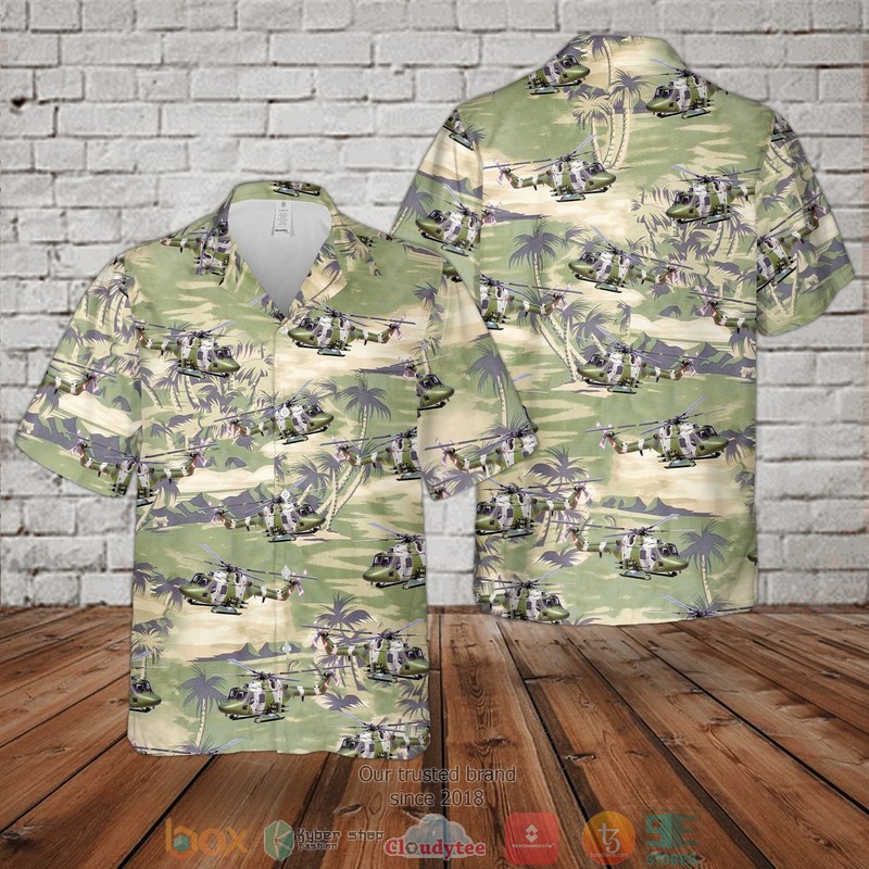 British Army Westland Lynx Ah7 Hawaiian Shirt British Army Westland Lynx Ah7 Hawaiian Shirt