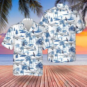 Brussels Airlines Airbus A319-100 Hawaiian Shirt