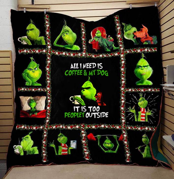 Btt - Grinch Quilt Btt - Grinch Quilt